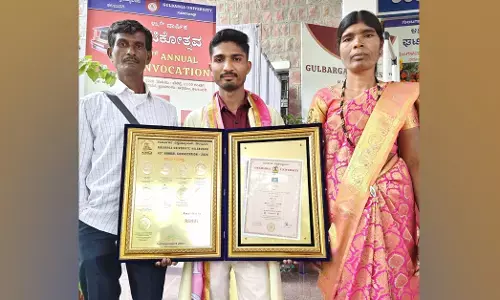 ಬೀದರ್ ನ ಕೂಲಿ ಕಾರ್ಮಿಕನ ಮಗನಿಗೆ 9 ಚಿನ್ನದ ಪದಕ