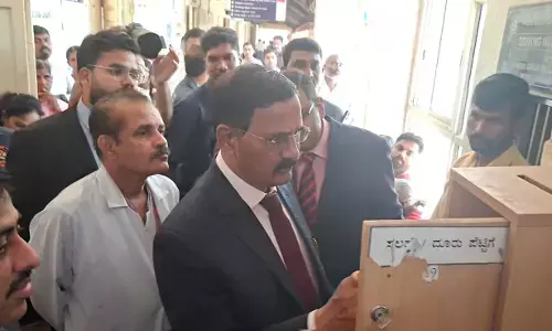 ಉಡುಪಿ ಜಿಲ್ಲಾಸ್ಪತ್ರೆ, ನಗರಸಭೆ, ವಿವಿಧ ಕಚೇರಿಗಳಿಗೆ ನ್ಯಾ.ವೀರಪ್ಪ ತಂಡ ಭೇಟಿ