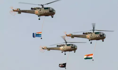 ಪೋಖ್ರಣ್ ನಲ್ಲಿ ‘ವಾಯುಶಕ್ತಿ’ ಕವಾಯತು | ತನ್ನ ಯುದ್ಧ ಸಾಮರ್ಥ್ಯವನ್ನು ಪ್ರದರ್ಶಿಸಿದ ಐಎಎಫ್