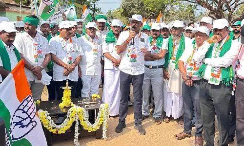 ಕುಂದಾಪುರ| ವಾರಾಹಿ ಯೋಜನೆಯ ತ್ವರಿತ ಅನುಷ್ಠಾನಕ್ಕೆ ಒತ್ತಾಯಿಸಿ ಪಾದಯಾತ್ರೆ ಪ್ರಾರಂಭ