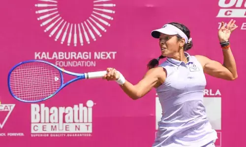 ಕಲಬುರಗಿ ಐಟಿಎಫ್‌ ಮಹಿಳಾ ಟೆನಿಸ್ ಟೂರ್ನಿ : ಎರಡನೇ ಸುತ್ತಿಗೆ ಅಂಕಿತಾ ರೈನಾ, ಝೀಲ್‌ ದೇಸಾಯಿ ಮುನ್ನಡೆ