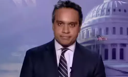 ಇರಾನ್ ಮೇಲಿನ ದಾಳಿ | ಅಮೆರಿಕ ವಿದೇಶಾಂಗ ಕಾರ್ಯದರ್ಶಿಯನ್ನು ಪ್ರಶ್ನಿಸಿ ಕಕ್ಕಾಬಿಕ್ಕಿ ಮಾಡಿದ ಅಡಿಗರ ಮೊಮ್ಮಗ ಪತ್ರಕರ್ತ ಮನು ರಾಜು