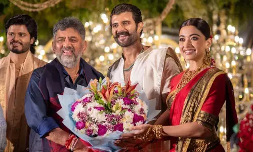 ವಿಜಯ್ ದೇವರಕೊಂಡ- ರಶ್ಮಿಕಾ ಮಂದಣ್ಣ  ಆರತಕ್ಷತೆಯಲ್ಲಿ ಡಿಸಿಎಂ ಡಿ ಕೆ ಶಿವಕುಮಾರ್ ಭಾಗಿ