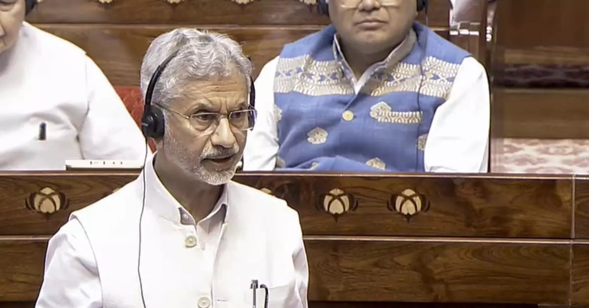 ಶಾಂತಿ, ರಾಜತಾಂತ್ರಿಕ ಮಾತುಕತೆಗೆ ಮರಳಬೇಕೆಂಬುದು ಭಾರತದ ನಿಲುವು: ಪಶ್ಚಿಮ ಏಶ್ಯಾ ಸಂಘರ್ಷದ ಕುರಿತು ರಾಜ್ಯಸಭೆಗೆ ತಿಳಿಸಿದ ಸಚಿವ ಜೈಶಂಕರ್ ಶಾಂತಿ, ರಾಜತಾಂತ್ರಿಕ ಮಾತುಕತೆಗೆ ಮರಳಬೇಕೆಂಬುದು ಭಾರತದ ನಿಲುವು: ಪಶ್ಚಿಮ ಏಶ್ಯಾ ಸಂಘರ್ಷದ ಕುರಿತು ರಾಜ್ಯಸಭೆಗೆ ತಿಳಿಸಿದ ಸಚಿವ ಜೈಶಂಕರ್