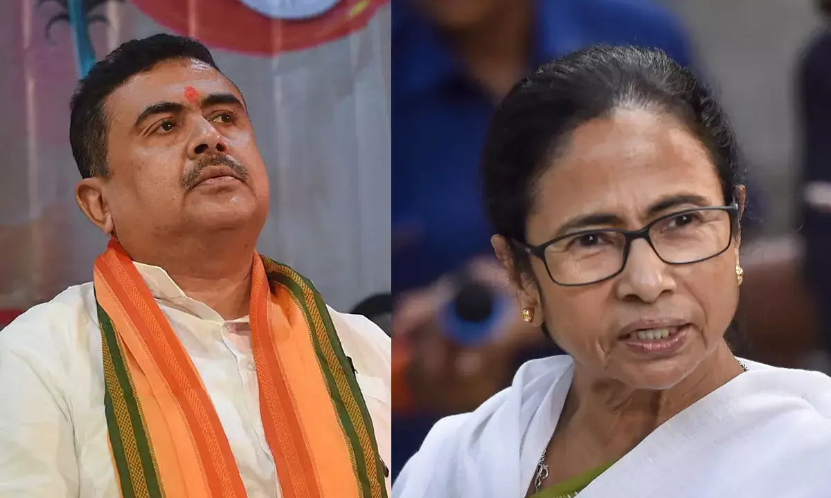 ಪಶ್ಚಿಮ ಬಂಗಾಳ ಚುನಾವಣೆ 2026 | ಭಬಾನಿಪುರದಲ್ಲಿ ಮಮತಾ ವಿರುದ್ಧ ಸುವೇಂದು ಅಧಿಕಾರಿ ಸ್ಪರ್ಧೆ