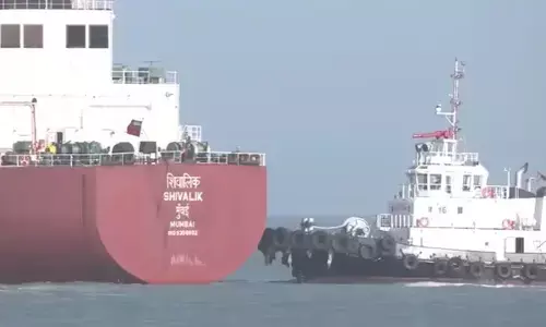 ಗುಜರಾತ್ ಬಂದರಿಗೆ ಆಗಮಿಸಿದ ಶಿವಾಲಿಕ್ LPG ಟ್ಯಾಂಕರ್