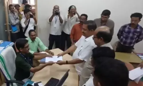 ಕಾಸರಗೋಡು | ವಿಧಾನಸಭಾ ಚುನಾವಣೆ : ಎಲ್‌ಡಿಎಫ್ ಅಭ್ಯರ್ಥಿಗಳಿಂದ ನಾಮಪತ್ರ ಸಲ್ಲಿಕೆ