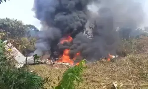 100ಕ್ಕೂ ಅಧಿಕ ಸೈನಿಕರಿದ್ದ ಕೊಲಂಬಿಯಾದ ಮಿಲಿಟರಿ ವಿಮಾನ ಪತನ