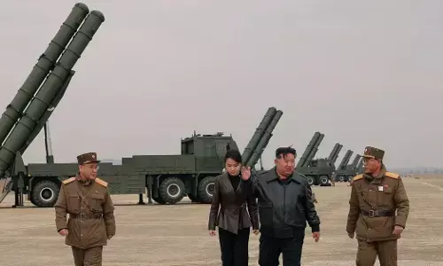 ಅಮೆರಿಕಕ್ಕೆ ಟಾರ್ಗೆಟ್ ಮಾಡುವ ಸಾಮರ್ಥ್ಯವಿರುವ ಕ್ಷಿಪಣಿ ಇಂಜಿನ್ ಪರೀಕ್ಷಿಸಿದ ಉತ್ತರ ಕೊರಿಯಾ