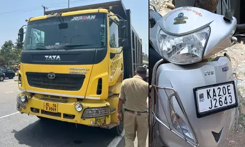 ಬೀಜಾಡಿ: ಸ್ಕೂಟಿಗೆ ಟಿಪ್ಪರ್ ಡಿಕ್ಕಿ; ಮಹಿಳೆ ಸ್ಥಳದಲ್ಲೇ ಮೃತ್ಯು