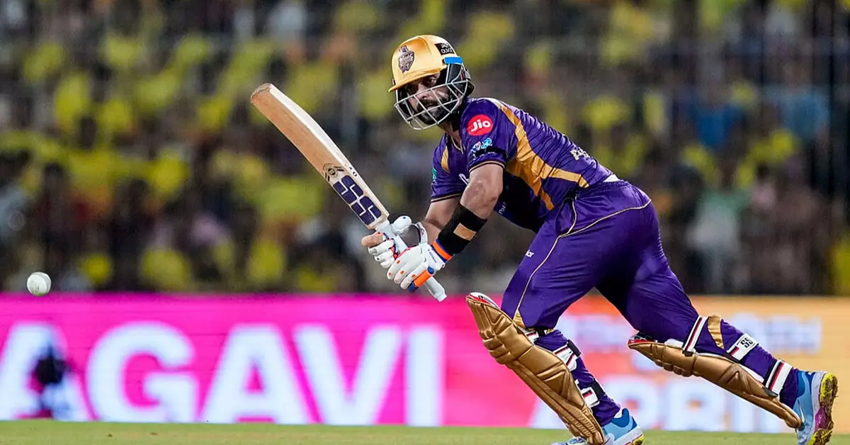 IPL-2026| ಕೆಕೆಆರ್ ನಾಯಕ ಅಜಿಂಕ್ಯ ರಹಾನೆಗೆ 12 ಲಕ್ಷ ರೂ. ದಂಡ IPL-2026| ಕೆಕೆಆರ್ ನಾಯಕ ಅಜಿಂಕ್ಯ ರಹಾನೆಗೆ 12 ಲಕ್ಷ ರೂ. ದಂಡ