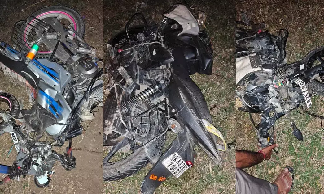 ಕಲಬುರಗಿ : ಭೀಕರ ರಸ್ತೆ ಅಪಘಾತ; ಮೂವರು ಬೈಕ್ ಸವಾರರು ಮೃತ್ಯು