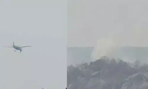 ಚತ್ತೀಸ್‌ಗಢ | ಗುಡ್ಡೆಗಾಡು ಪ್ರದೇಶದಲ್ಲಿ ಖಾಸಗಿ ಜೆಟ್ ಪತನ