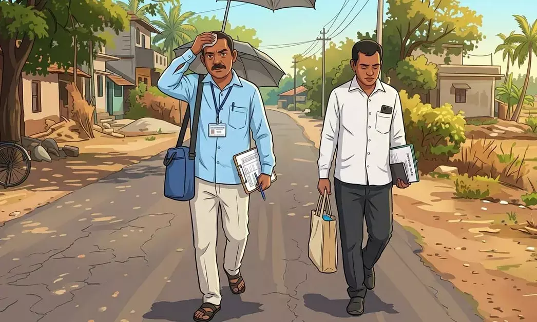 ಒಡಿಶಾದಲ್ಲಿ ಹೆಚ್ಚಿದ ತಾಪಮಾನ: ಶಾಖದ ಹೊಡೆತಕ್ಕೆ ಅಸ್ವಸ್ಥಗೊಂಡು ಜನಗಣತಿ ಕರ್ತವ್ಯದಲ್ಲಿದ್ದ ಇಬ್ಬರು ಶಿಕ್ಷಕರು ಮೃತ್ಯು