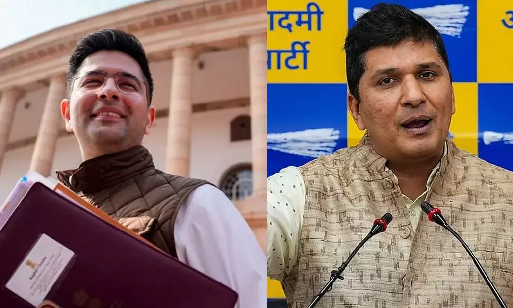 ನಾವು ಸಂಸದರನ್ನಾಗಿ ಮಾಡಿದ್ದರಿಂದ ನಿಮ್ಮ ವಿವಾಹ ನಡೆದಿದೆ: ರಾಘವ್ ಛಡ್ಡಾ ವಿರುದ್ಧ ಆಪ್ ನಾಯಕ ಸೌರಭ್ ಭಾರದ್ವಾಜ್ ವಾಗ್ದಾಳಿ