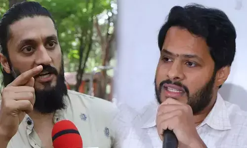 ಹೆಸರಿನಲ್ಲಿ ಅಹಿಂಸೆ, ಮಾತಿನಲ್ಲಿ ಕನ್ನಡಿಗರಿಗೆ ಹಿಂಸೆ : ಚೇತನ್‌ಗೆ ನಿಖಿಲ್ ಕುಮಾರಸ್ವಾಮಿ ತಿರುಗೇಟು