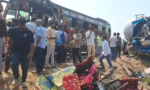 Kundapur | ತ್ರಾಸಿ ಬಳಿ ಕಾಲೇಜು ಪ್ರವಾಸಿ ಬಸ್, ಟ್ಯಾಂಕರ್-ಲಾರಿಗೆ ಢಿಕ್ಕಿ: ಇಬ್ಬರು ಮೃತ್ಯು, ಹಲವರಿಗೆ ಗಾಯ