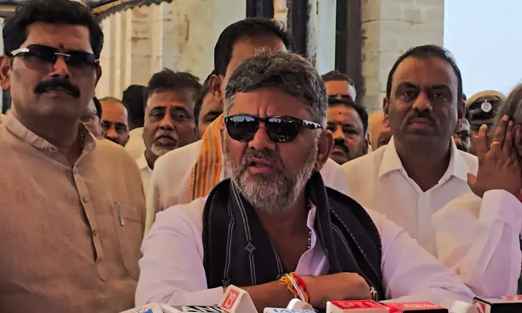 Sringeri postal ballot recount | ನಮ್ಮ ಶಾಸಕರಿಗೆ ಬಂದಿರುವ ಮತಗಳನ್ನೇ ತಿದ್ದಿದ್ದಾರೆ : ಡಿ.ಕೆ.ಶಿವಕುಮಾರ್‌ ಆರೋಪ
