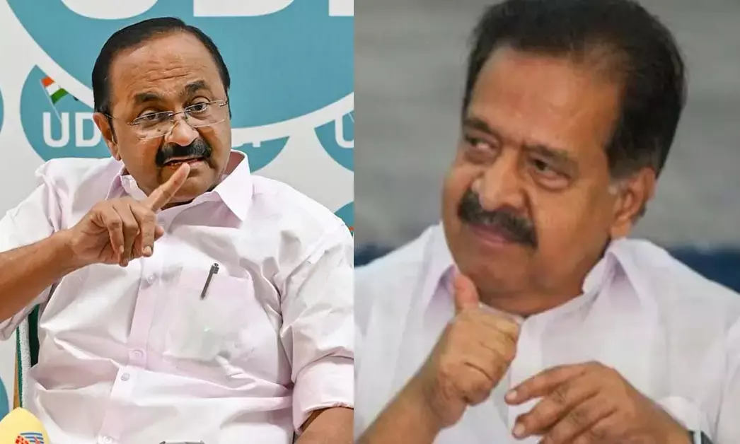 ತೀವ್ರಗೊಂಡ ಕೇರಳ ಸಿಎಂ ಆಯ್ಕೆ ಕಸರತ್ತು; ದಿಲ್ಲಿಗೆ ಆಗಮಿಸಿದ ವಿ.ಡಿ. ಸತೀಶನ್‌, ರಮೇಶ್‌ ಚೆನ್ನಿತ್ತಲ