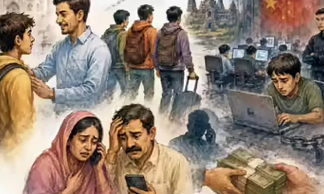 Uttar Pradesh | ಸೈಬರ್ ಜೀತಕ್ಕೆ ಯುವಕರ ಮಾರಾಟ : ಮರ್ಚೆಂಟ್‌ ನೇವಿಯ ಮಾಜಿ ಕ್ಯಾಪ್ಟನ್ ಬಂಧನ