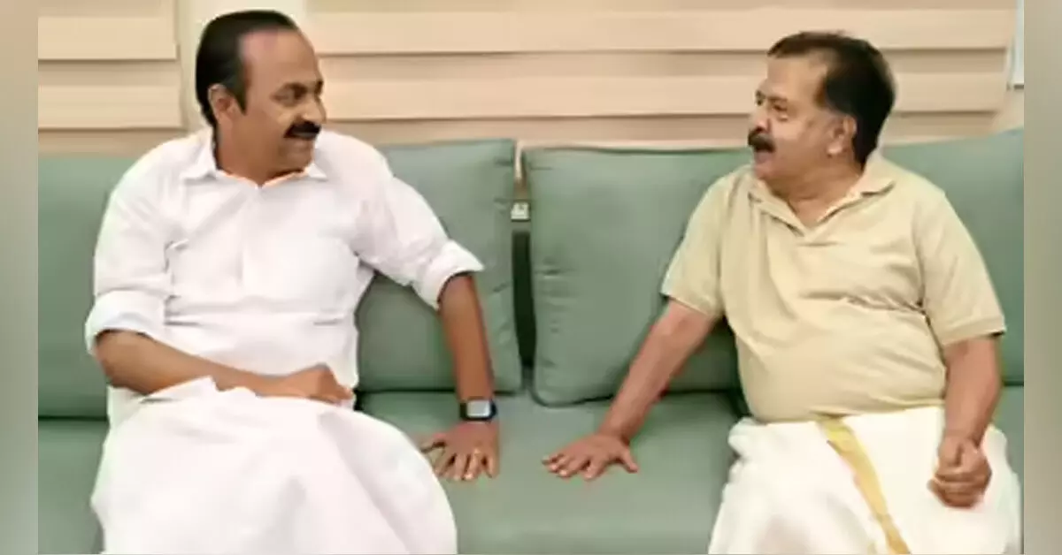 Kerala | ಕಾಂಗ್ರೆಸ್ ಸಚಿವ ಸಂಪುಟ ಬಹುತೇಕ ಪೂರ್ಣ : ಚೆನ್ನಿತ್ತಲಗೆ ಗೃಹ ಖಾತೆ ? Kerala | ಕಾಂಗ್ರೆಸ್ ಸಚಿವ ಸಂಪುಟ ಬಹುತೇಕ ಪೂರ್ಣ : ಚೆನ್ನಿತ್ತಲಗೆ ಗೃಹ ಖಾತೆ ?