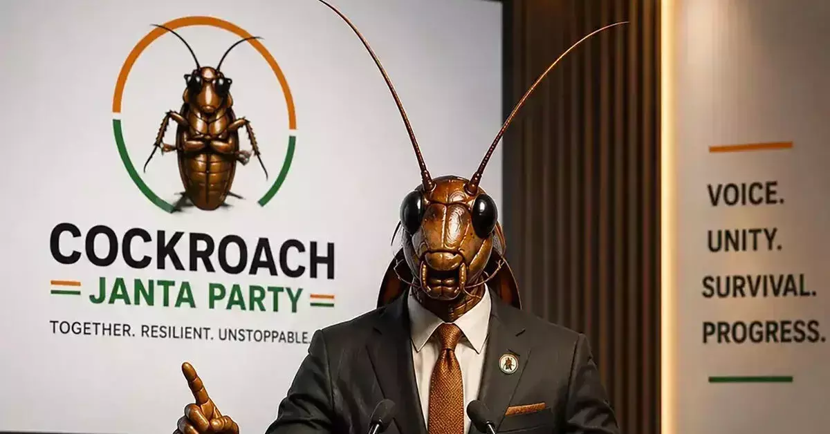 ಜಿರಳೆಗೆ ಹೆದರಿದ ಸರಕಾರ