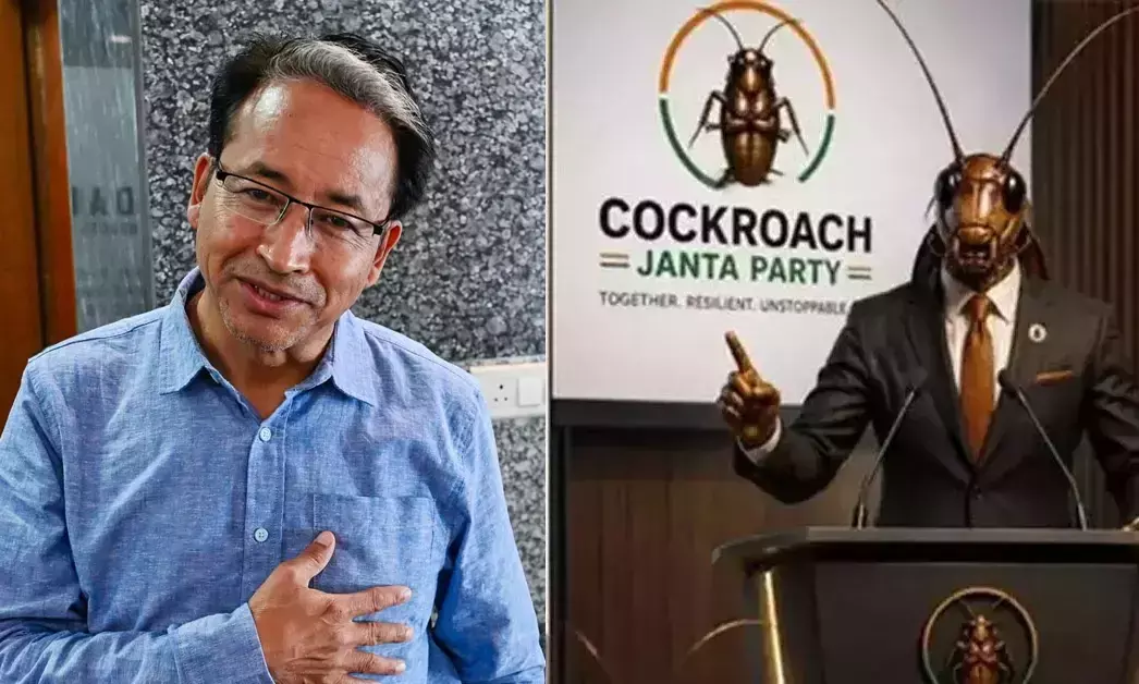 ‘‘ನಾನೊಬ್ಬ ಗೌರವಾನ್ವಿತ ಜಿರಳೆ’’: ಸಿಜೆಪಿಗೆ ಬೆಂಬಲ ವ್ಯಕ್ತಪಡಿಸಿದ ಸೋನಮ್ ವಾಂಗ್ಚುಕ್