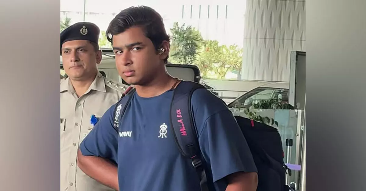 IPL- 2026| ಅಹ್ಮದಾಬಾದ್ನಲ್ಲಿ ಎಲ್ಲರ ಗಮನ ಸೆಳೆದ ವೈಭವ್ ಸೂರ್ಯವಂಶಿ IPL- 2026| ಅಹ್ಮದಾಬಾದ್ನಲ್ಲಿ ಎಲ್ಲರ ಗಮನ ಸೆಳೆದ ವೈಭವ್ ಸೂರ್ಯವಂಶಿ