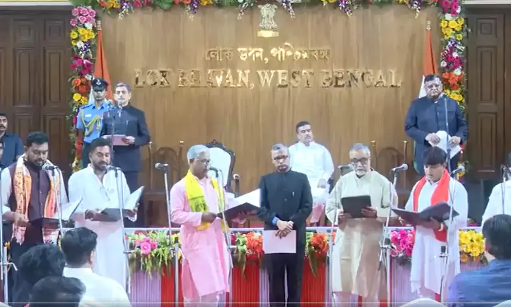 West Bengal | ಸಚಿವ ಸಂಪುಟ ವಿಸ್ತರಣೆ; 35 ಬಿಜೆಪಿ ಶಾಸಕರು ಸಚಿವರಾಗಿ ಪ್ರಮಾಣ