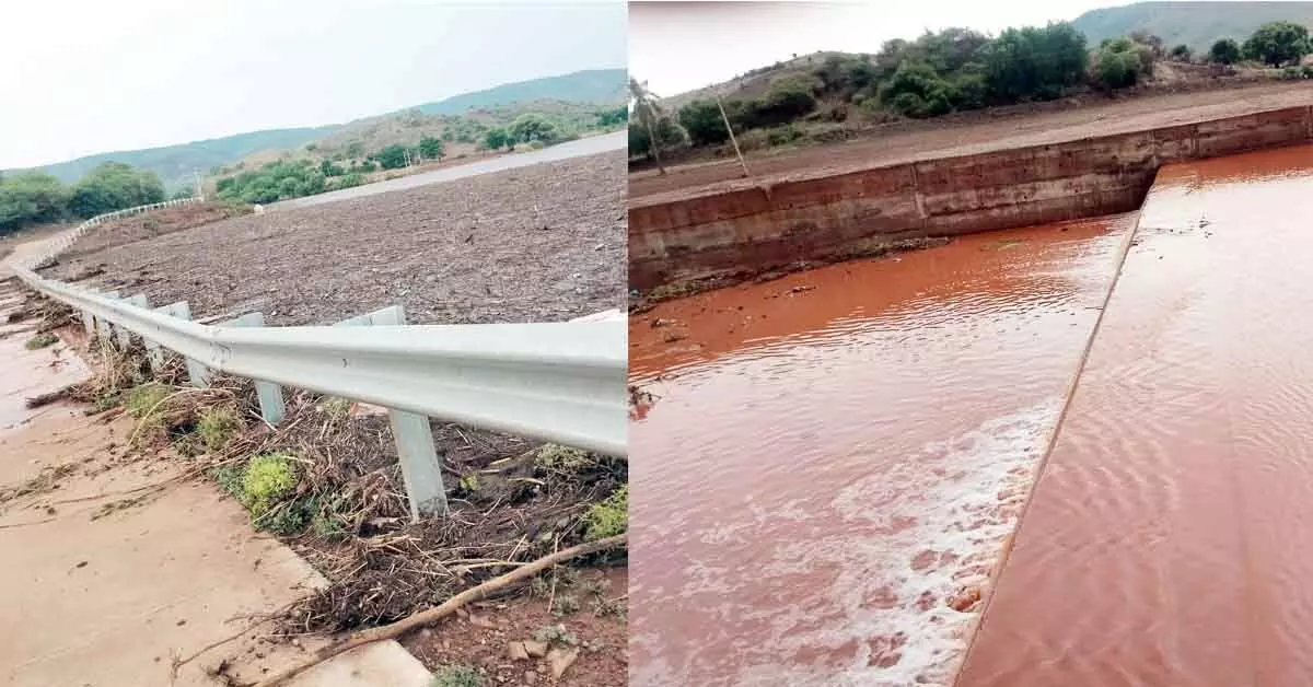 ಅವಾಂತರ ತಂದಿಟ್ಟ ಜೋಗ ಚೆಕ್ ಡ್ಯಾಮ್; ಮನೆ-ಹೊಲಗಳಿಗೆ ನೀರು ನುಗ್ಗಿ ಅಪಾರ ನಷ್ಟ ಅವಾಂತರ ತಂದಿಟ್ಟ ಜೋಗ ಚೆಕ್ ಡ್ಯಾಮ್; ಮನೆ-ಹೊಲಗಳಿಗೆ ನೀರು ನುಗ್ಗಿ ಅಪಾರ ನಷ್ಟ