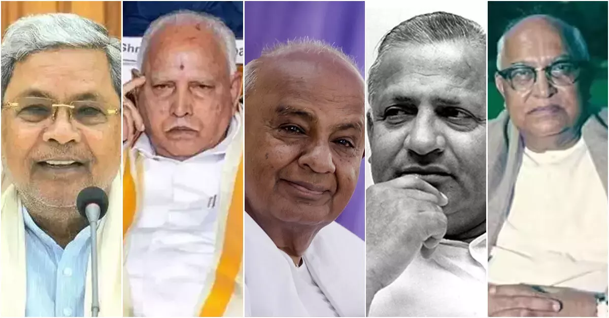 ಇಲ್ಲಿಯವರೆಗೆ ಕರ್ನಾಟಕ ಸಿಎಂ ಆಗಿ ಅಧಿಕಾರ ನಡೆಸಿದವರು ಯಾರೆಲ್ಲ? ಇಲ್ಲಿಯವರೆಗೆ ಕರ್ನಾಟಕ ಸಿಎಂ ಆಗಿ ಅಧಿಕಾರ ನಡೆಸಿದವರು ಯಾರೆಲ್ಲ?