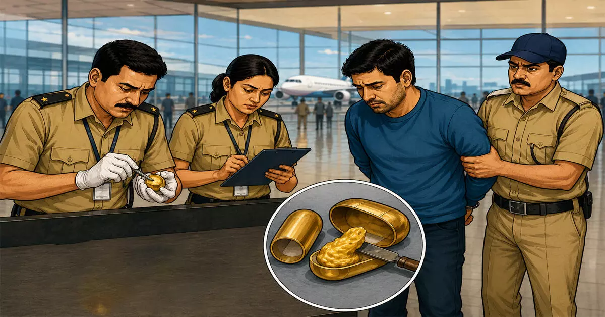 Bengaluru | ಅಕ್ರಮವಾಗಿ ಸಾಗಿಸುತ್ತಿದ್ದ 1.37 ಕೋಟಿ ರೂ.ಮೌಲ್ಯದ ಚಿನ್ನ ವಶ; ಆರೋಪಿಯ ಬಂಧನ Bengaluru | ಅಕ್ರಮವಾಗಿ ಸಾಗಿಸುತ್ತಿದ್ದ 1.37 ಕೋಟಿ ರೂ.ಮೌಲ್ಯದ ಚಿನ್ನ ವಶ; ಆರೋಪಿಯ ಬಂಧನ
