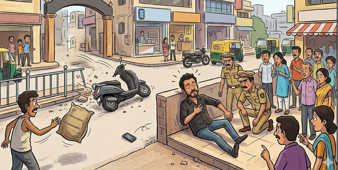 Bengaluru | ಮೊಬೈಲ್ ಕದ್ದು ಪರಾರಿಯಾಗಲು ಯತ್ನಿಸಿದ ವ್ಯಕ್ತಿ ಸಾವು Bengaluru | ಮೊಬೈಲ್ ಕದ್ದು ಪರಾರಿಯಾಗಲು ಯತ್ನಿಸಿದ ವ್ಯಕ್ತಿ ಸಾವು