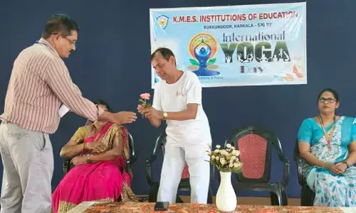 ಕಾರ್ಕಳ: ಕೆ.ಎಂ.ಇ.ಎಸ್. ಶಿಕ್ಷಣ ಸಂಸ್ಥೆಯಲ್ಲಿ ಅಂತಾರಾಷ್ಟ್ರೀಯ ಯೋಗ ದಿನಾಚರಣೆ