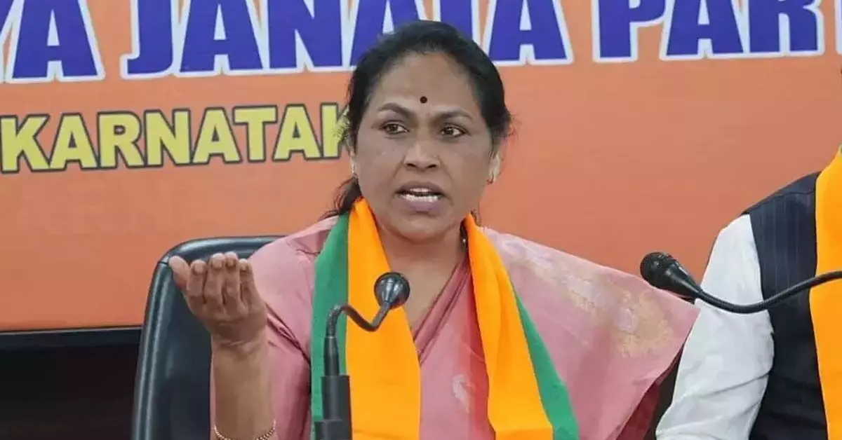 ಸದಾ ಸುದ್ದಿಯಲ್ಲಿರಲು ಪ್ರಿಯಾಂಕ್ ಖರ್ಗೆ ಆರೆಸ್ಸೆಸ್ ಬಗ್ಗೆ ಮಾತನಾಡುತ್ತಿರುತ್ತಾರೆ: ಕೇಂದ್ರ ಸಚಿವೆ ಶೋಭಾ ಕರಂದ್ಲಾಜೆ ಸದಾ ಸುದ್ದಿಯಲ್ಲಿರಲು ಪ್ರಿಯಾಂಕ್ ಖರ್ಗೆ ಆರೆಸ್ಸೆಸ್ ಬಗ್ಗೆ ಮಾತನಾಡುತ್ತಿರುತ್ತಾರೆ: ಕೇಂದ್ರ ಸಚಿವೆ ಶೋಭಾ ಕರಂದ್ಲಾಜೆ