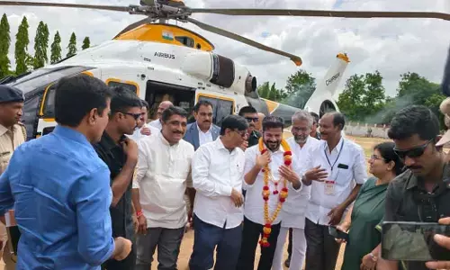 ಮುನಿರಬಾದ್‌ಗೆ ಆಗಮಿಸಿದ ತೆಲಂಗಾಣ ಮುಖ್ಯಮಂತ್ರಿ ಎ. ರೇವಂತ್ ರೆಡ್ಡಿ
