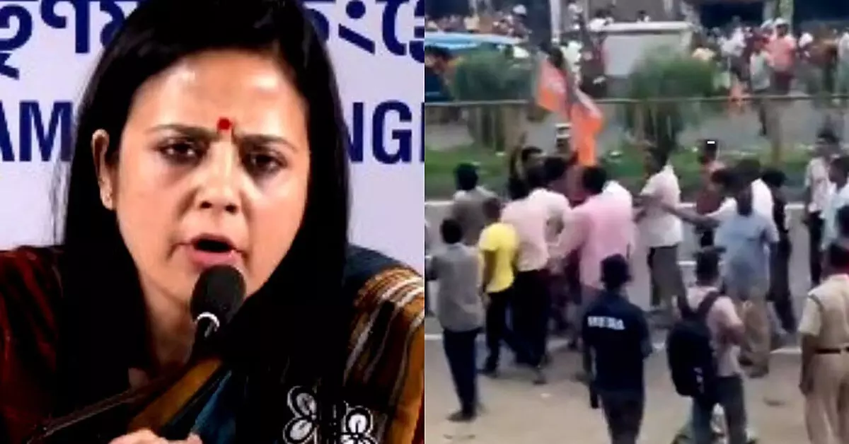 ಬಿಜೆಪಿ ಕಾರ್ಯಕರ್ತರಿಂದ ನನ್ನ ಮೇಲೆ ಮೊಟ್ಟೆ, ಕಲ್ಲು ತೂರಾಟ: ಟಿಎಂಸಿ ಸಂಸದೆ ಮಹುವಾ ಮೊಯಿತ್ರಾ ಆರೋಪ ಬಿಜೆಪಿ ಕಾರ್ಯಕರ್ತರಿಂದ ನನ್ನ ಮೇಲೆ ಮೊಟ್ಟೆ, ಕಲ್ಲು ತೂರಾಟ: ಟಿಎಂಸಿ ಸಂಸದೆ ಮಹುವಾ ಮೊಯಿತ್ರಾ ಆರೋಪ
