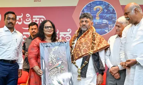 ನಿರ್ಭೀತ ಪತ್ರಿಕಾ ವೃತ್ತಿ ಸವಾಲನ್ನು ವೃತ್ತಿಪರತೆಯಿಂದ ಗೆಲ್ಲಿ: ಡಿ.ಕೆ.ಶಿವಕುಮಾರ್ ಕರೆ