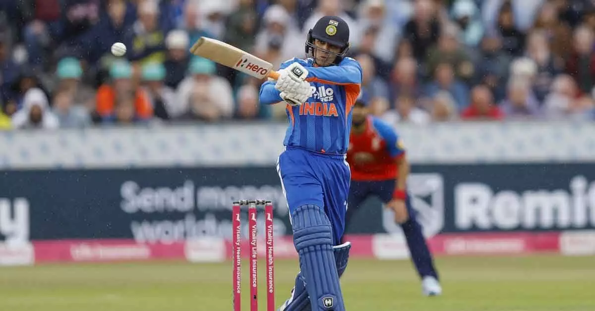 ಭಾರತ -ಇಂಗ್ಲೆಂಡ್ ಮೊದಲ T20: ಉತ್ತಮ ಮೊತ್ತ ದಾಖಲಿಸಿದ ಭಾರತ ಭಾರತ -ಇಂಗ್ಲೆಂಡ್ ಮೊದಲ T20: ಉತ್ತಮ ಮೊತ್ತ ದಾಖಲಿಸಿದ ಭಾರತ