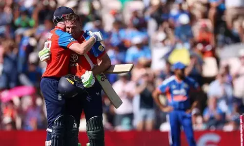 T20 ಸರಣಿ | ಬಟ್ಲರ್–ಬ್ರೂಕ್ ಬ್ಯಾಟಿಂಗ್ ಅಬ್ಬರ: ಇಂಗ್ಲೆಂಡ್ ವಿರುದ್ಧ ಭಾರತಕ್ಕೆ 56 ರನ್‌ ಗಳ ಸೋಲು