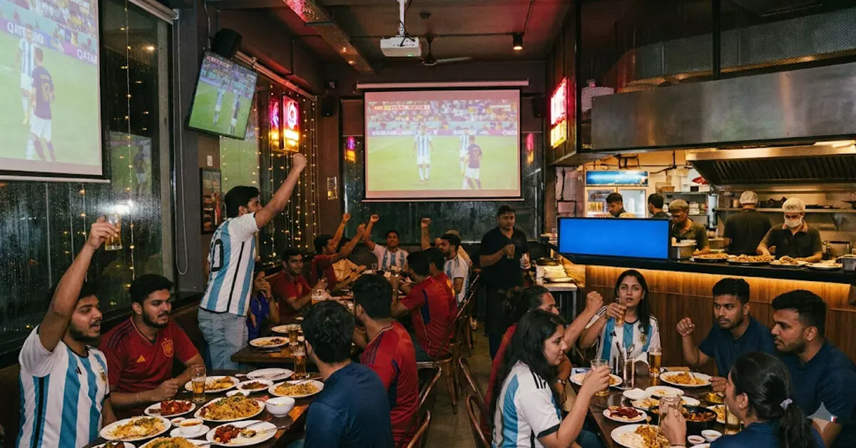 FIFA World Cup : ಬೆಂಗಳೂರು ಹೋಟೆಲ್ಗಳಲ್ಲಿ ಮಧ್ಯರಾತ್ರಿ 3.30ರವರೆಗೆ ಸಿಗಲಿದೆ ಆಹಾರ FIFA World Cup : ಬೆಂಗಳೂರು ಹೋಟೆಲ್ಗಳಲ್ಲಿ ಮಧ್ಯರಾತ್ರಿ 3.30ರವರೆಗೆ ಸಿಗಲಿದೆ ಆಹಾರ