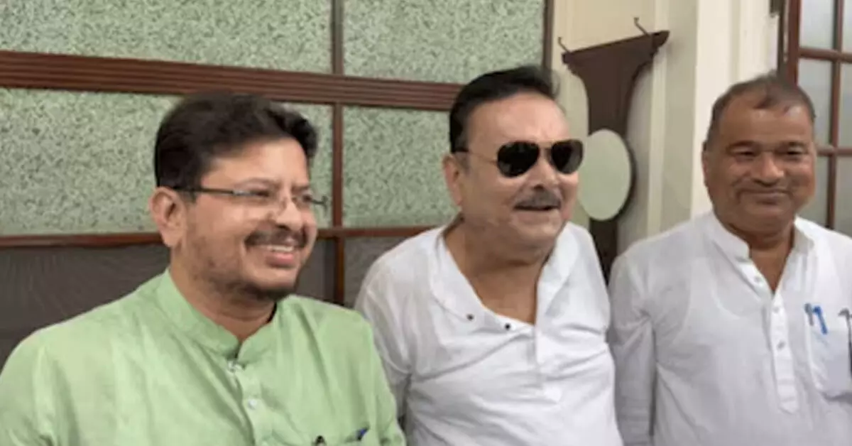 West Bengal | ಪತ್ನಿ, ಪುತ್ರರಿಗೆ ED ಸಮನ್ಸ್ ಬೆನ್ನಲ್ಲೇ ಮಮತಾ ಬ್ಯಾನರ್ಜಿ ಬಣ ತೊರೆದು ಬಂಡಾಯ ಬಣ ಸೇರಿದ TMC ಶಾಸಕ ಮದನ್ ಮಿತ್ರಾ West Bengal | ಪತ್ನಿ, ಪುತ್ರರಿಗೆ ED ಸಮನ್ಸ್ ಬೆನ್ನಲ್ಲೇ ಮಮತಾ ಬ್ಯಾನರ್ಜಿ ಬಣ ತೊರೆದು ಬಂಡಾಯ ಬಣ ಸೇರಿದ TMC ಶಾಸಕ ಮದನ್ ಮಿತ್ರಾ