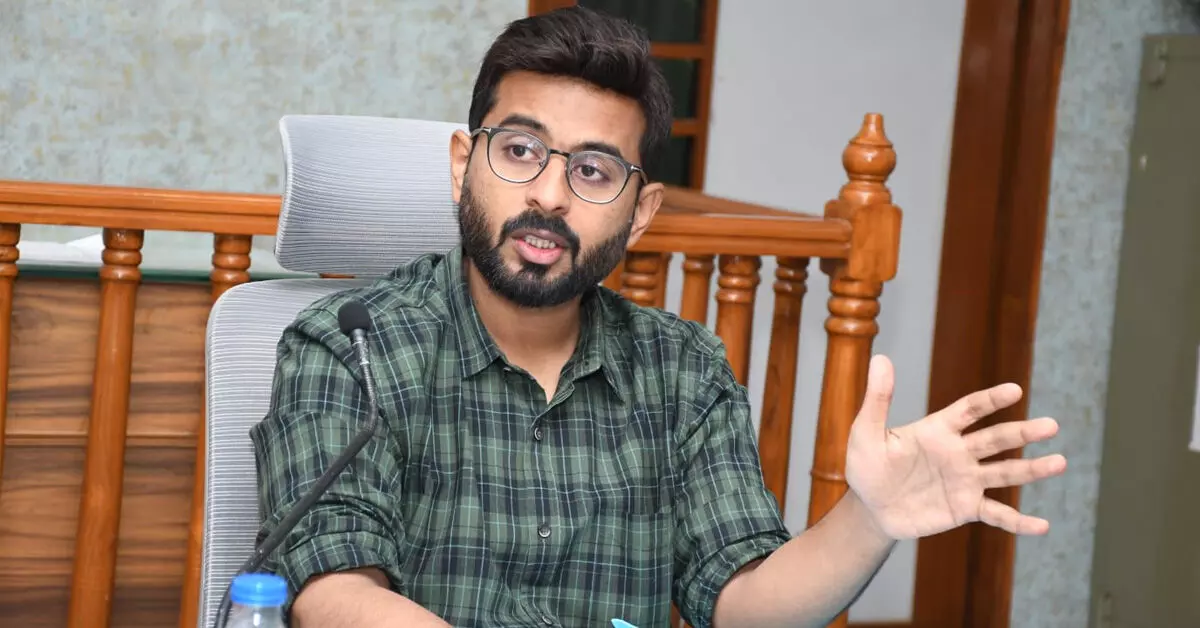 Kalaburagi | ‘ಮೇರಾ ಯುವ ಭಾರತ’ ಯೋಜನೆಗೆ ಯುವಕರು ಹೆಚ್ಚಿನ ಸಂಖ್ಯೆಯಲ್ಲಿ ನೋಂದಣಿಯಾಗಲಿ: ಡಿಸಿ Kalaburagi | ‘ಮೇರಾ ಯುವ ಭಾರತ’ ಯೋಜನೆಗೆ ಯುವಕರು ಹೆಚ್ಚಿನ ಸಂಖ್ಯೆಯಲ್ಲಿ ನೋಂದಣಿಯಾಗಲಿ: ಡಿಸಿ