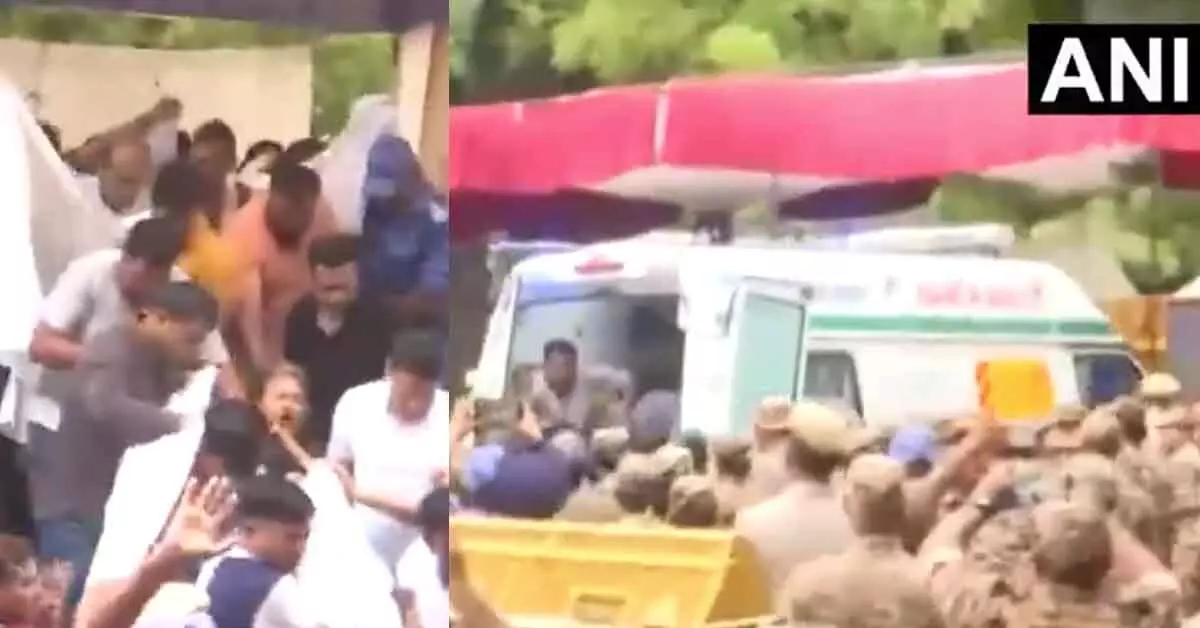 ಸೋನಮ್ ವಾಂಗ್ಚುಕ್ ರನ್ನು ಆಸ್ಪತ್ರೆಗೆ ದಾಖಲಿಸಿದ ದಿಲ್ಲಿ ಪೊಲೀಸರು ಸೋನಮ್ ವಾಂಗ್ಚುಕ್ ರನ್ನು ಆಸ್ಪತ್ರೆಗೆ ದಾಖಲಿಸಿದ ದಿಲ್ಲಿ ಪೊಲೀಸರು