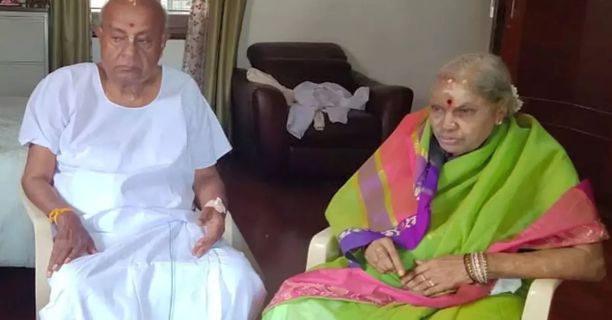 ದೇವೇಗೌಡರ ಪತ್ನಿ ಚೆನ್ನಮ್ಮರ ಆರೋಗ್ಯದಲ್ಲಿ ಒಂದಿಷ್ಟು ಸುಧಾರಣೆ: ಮಣಿಪಾಲ್ ಆಸ್ಪತ್ರೆಯ ವೈದ್ಯ ಡಾ. ಸತ್ಯನಾರಾಯಣ ದೇವೇಗೌಡರ ಪತ್ನಿ ಚೆನ್ನಮ್ಮರ ಆರೋಗ್ಯದಲ್ಲಿ ಒಂದಿಷ್ಟು ಸುಧಾರಣೆ: ಮಣಿಪಾಲ್ ಆಸ್ಪತ್ರೆಯ ವೈದ್ಯ ಡಾ. ಸತ್ಯನಾರಾಯಣ