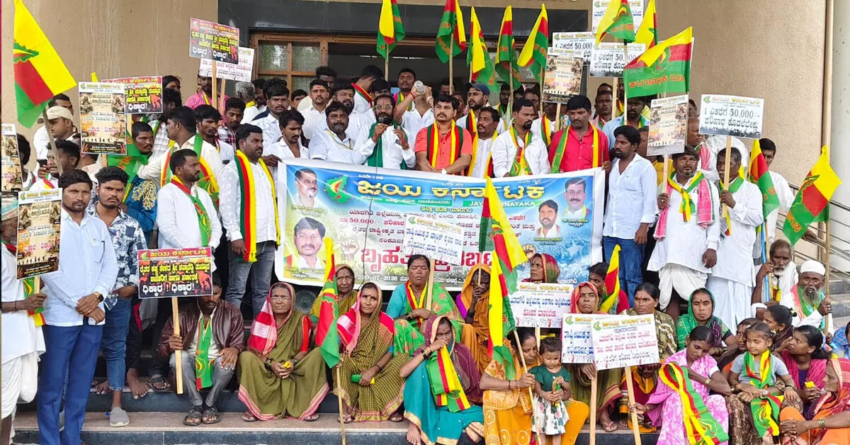 ಯಾದಗಿರಿಯನ್ನು ಬರಪೀಡಿತ ಜಿಲ್ಲೆ ಘೋಷಿಸಲು ಜಯ ಕರ್ನಾಟಕ ಆಗ್ರಹ ಯಾದಗಿರಿಯನ್ನು ಬರಪೀಡಿತ ಜಿಲ್ಲೆ ಘೋಷಿಸಲು ಜಯ ಕರ್ನಾಟಕ ಆಗ್ರಹ