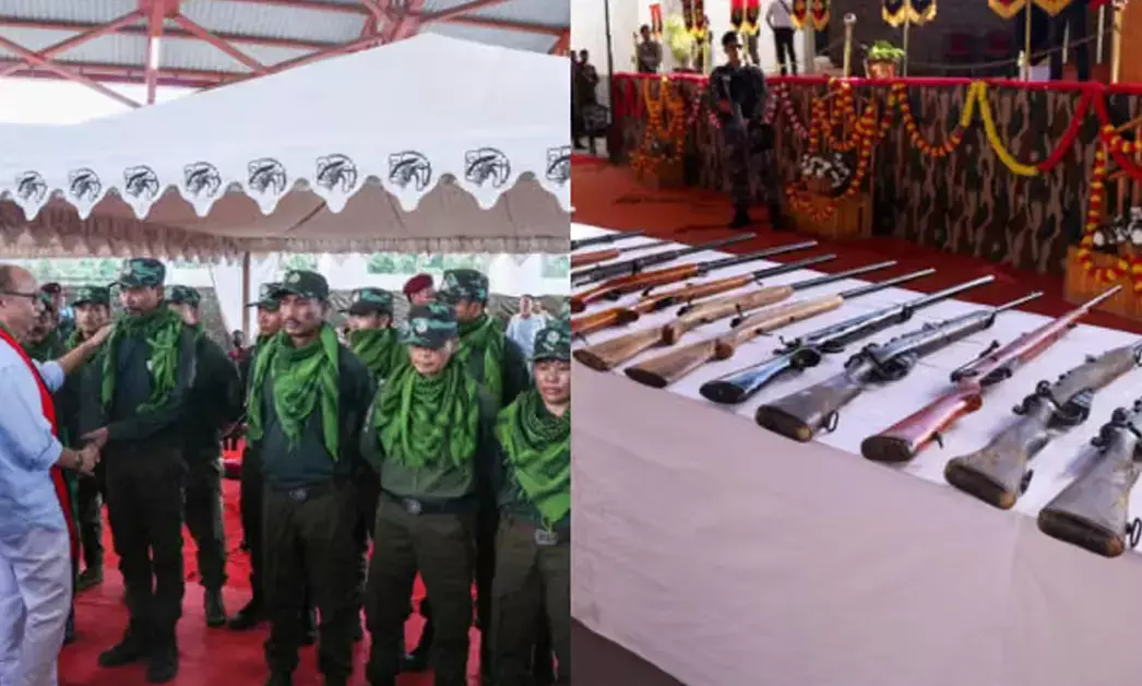 Manipur | ನಿಷೇಧಿತ ಕಾಂಗ್ಲೈಪಾಕ್ ಕಮ್ಯುನಿಸ್ಟ್ ಪಕ್ಷದ 46 ಸದಸ್ಯರ ಶರಣಾಗತಿ