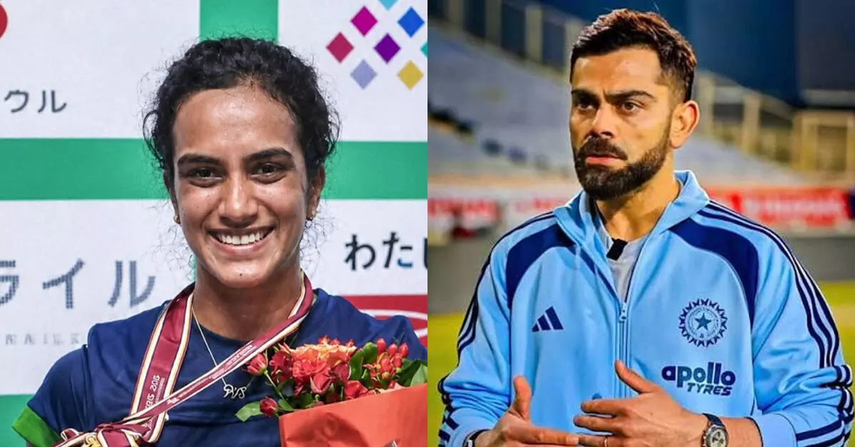 ಪಿವಿ ಸಿಂಧುಗೆ ಪುನರಾಗಮನದ ತಿರುವು ಸಿಕ್ಕಿದ್ದು ವಿರಾಟ್ ಕೊಹ್ಲಿ ಜೊತೆಗಿನ ಸಂಭಾಷಣೆ! ಪಿವಿ ಸಿಂಧುಗೆ ಪುನರಾಗಮನದ ತಿರುವು ಸಿಕ್ಕಿದ್ದು ವಿರಾಟ್ ಕೊಹ್ಲಿ ಜೊತೆಗಿನ ಸಂಭಾಷಣೆ!