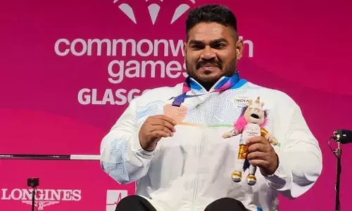 ಕಾಮನ್ವೆಲ್ತ್ ಗೇಮ್ಸ್ 2026 | ಭಾರತಕ್ಕೆ ಮೊದಲ ಪದಕ :  ಪ್ಯಾರಾ ಪವರ್ ಲಿಫ್ಟಿಂಗ್ ನಲ್ಲಿ ಜಂಡು ಕುಮಾರ್ ಗೆ ಕಂಚು
