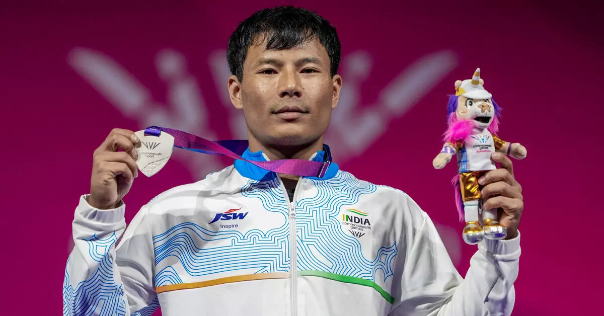 Glasgow 2026 Commonwealth Games | ವೇಟ್ಲಿಫ್ಟಿಂಗ್ ನಲ್ಲಿ ಬೆಳ್ಳಿ ಗೆದ್ದ ಋಷಿಕಾಂತ್ ಸಿಂಗ್ Glasgow 2026 Commonwealth Games | ವೇಟ್ಲಿಫ್ಟಿಂಗ್ ನಲ್ಲಿ ಬೆಳ್ಳಿ ಗೆದ್ದ ಋಷಿಕಾಂತ್ ಸಿಂಗ್